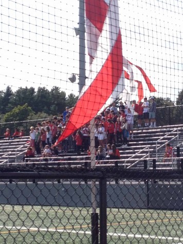 Students section during Boy's Soccer.