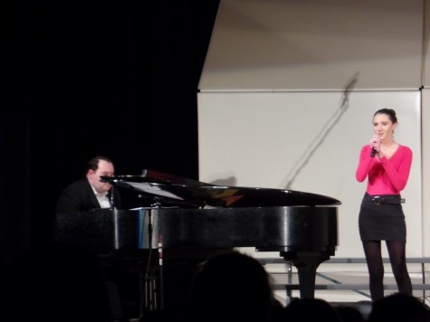 Hallie Nowicki singing "Woman".