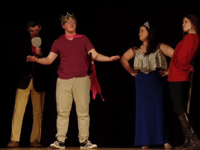 Andre Lavioe, Evan Ayer, Meg Flanagan, and Ava Lavallee in Game of Tiaras