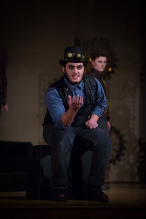Liam Nahill as "Two" in The Raven.