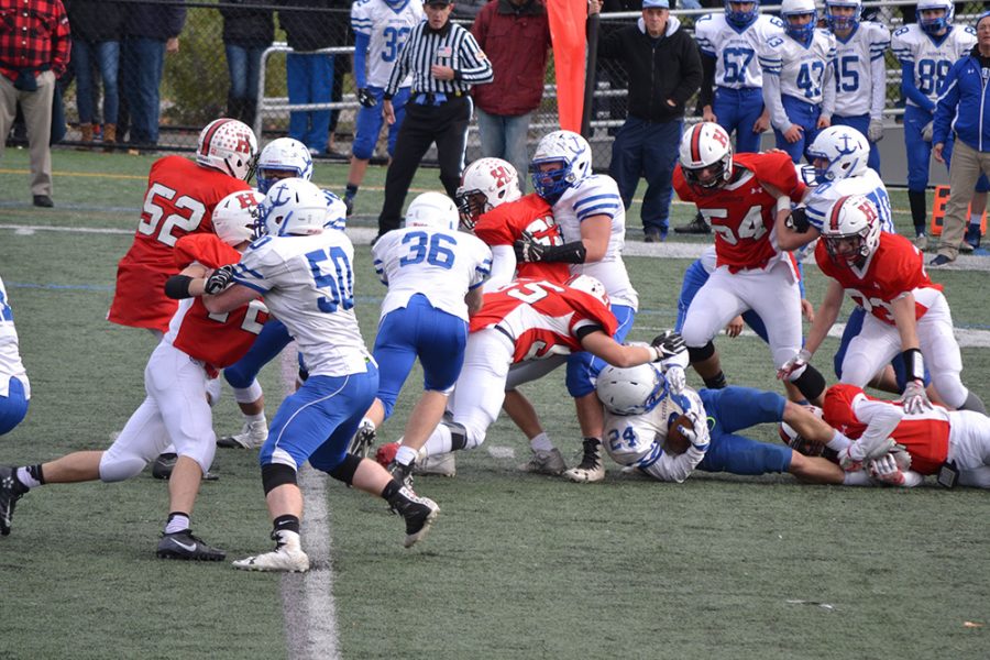 The Hingham Harbormen and Scituate Sailors faced off on Thanksgiving Day Thursday, November 24 2016.