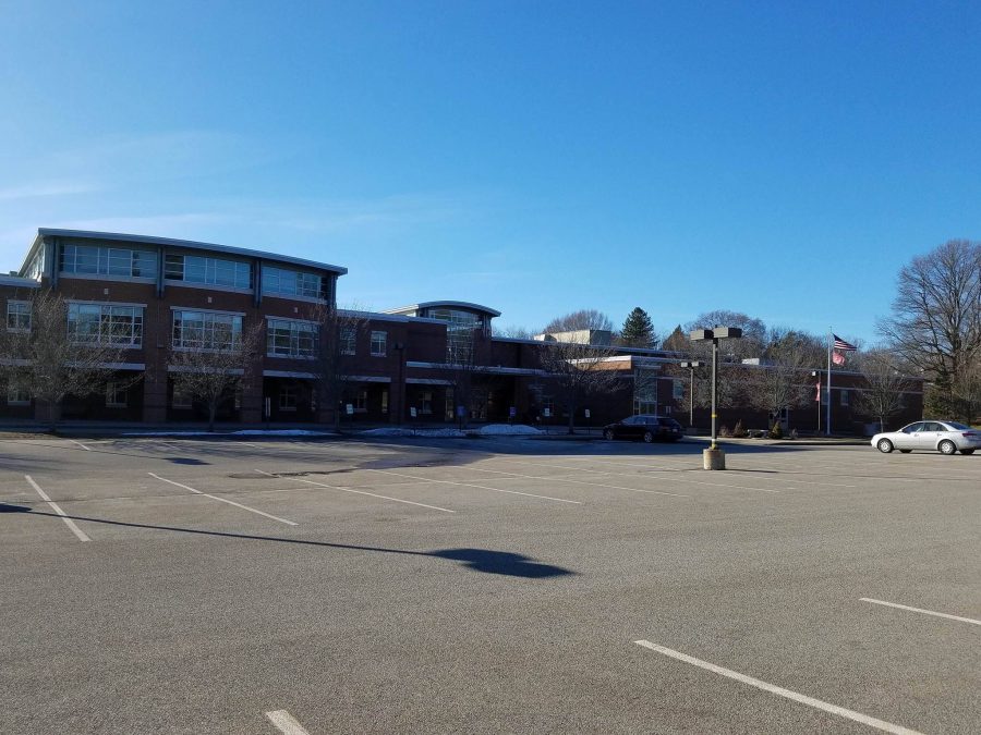 Even the High School itself appeared lonely with the exception of a few cars in an otherwise desolate landscape.