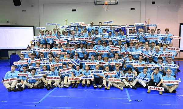 All 98 delegates for Boys' State 2017. (Photo courtesy American Legion)