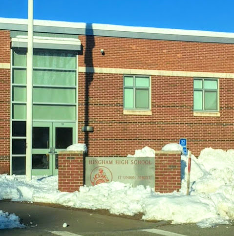 Hingham High School, along with all other schools in the district, was closed on Monday, March 4 after Hinghams snowfall total exceeded one foot. 
