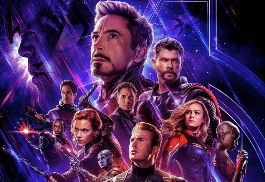 Avengers poster showcasing the large cast (Marvel)