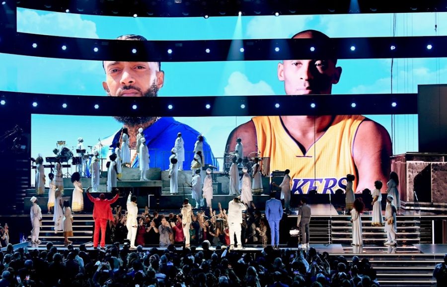 Nipsey+Hussle+and+Kobe+Bryant+were+honored+by+a+tribute+from+LA+rapper+Credit.+