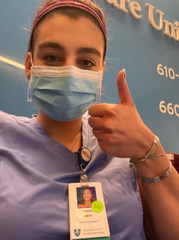 The Former Hingham Highschool Graduate, HHS Swim Captain, and Webbs Captain, Sarah Smith is currently working at the ICU at Mass General Hospital. Join the Hingham High Community in celebrating her courage!
