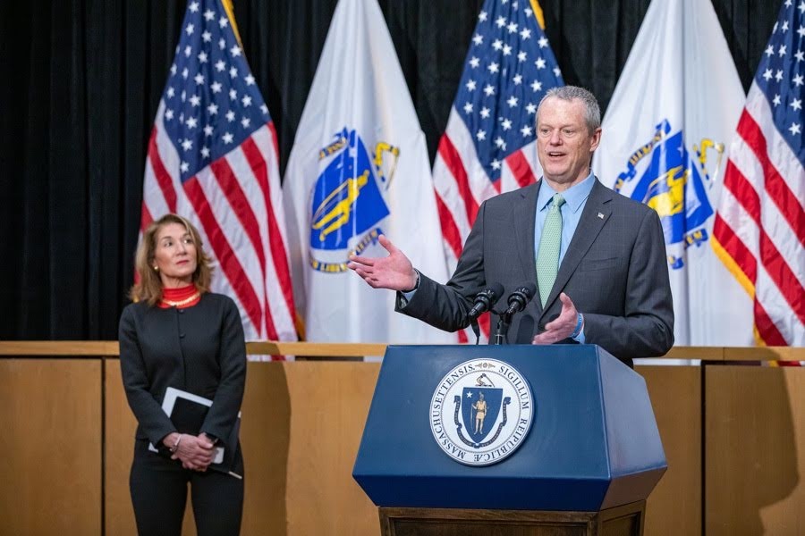 Governor Baker announced on Tuesday that all Massachusetts schools will move to remote learning for the rest of the academic year.