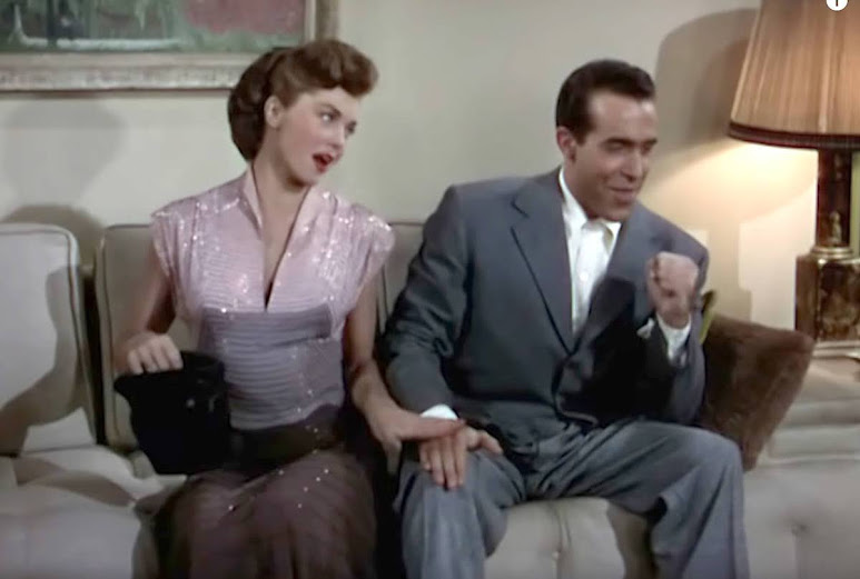 The popular Christmas tune Baby Its Cold Outside first appeared in this scene from the 1949 film, Neptunes Daughter.