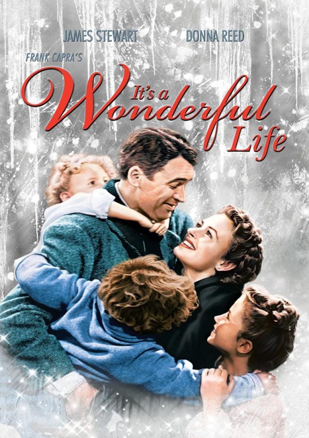 Its a Wonderful Life with James Stewart as George Bailey, and Donna Reed as Mary Hatch Bailey.