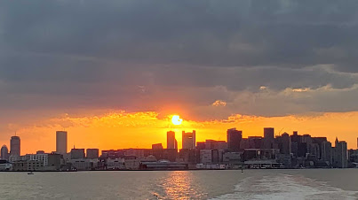 With warm weather here and COVID restrictions loosening, South Shore residents will soon enjoy this view from the MBTA ferry on Saturdays and Sundays. 