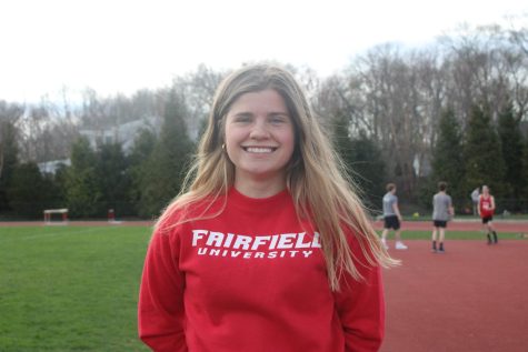 Senior Deirdre ODonnell will be attending Fairfield University in Fairfield Connecticut next fall.