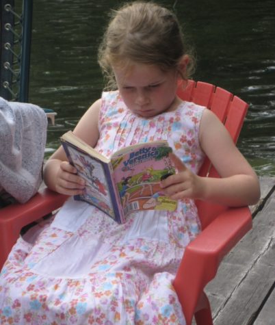 A younger version of me reading Archie Comics in 2011: The pinnacle of engagement in literature.