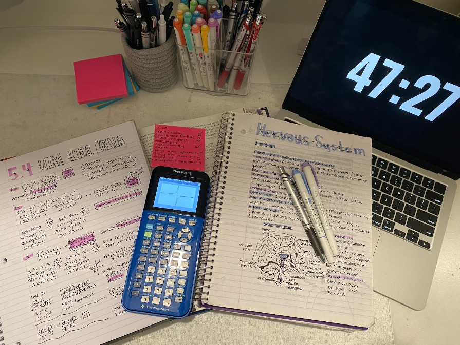 Many students find it difficult to manage their school work (Photo credits: Ella Cignetti)