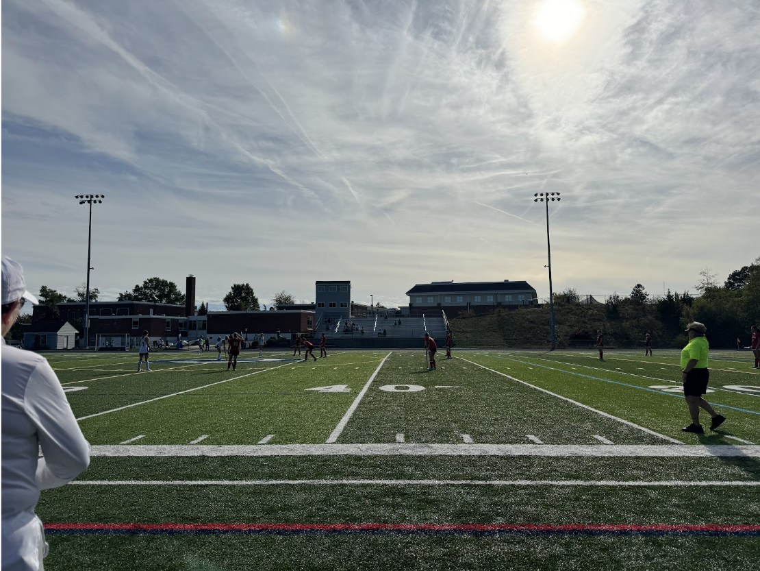 Picture of the Hingham team playing Cohasset.