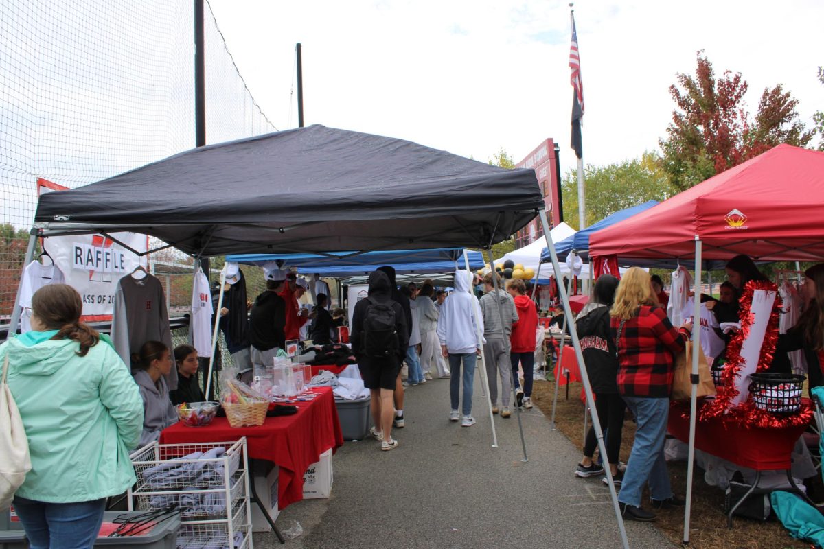 Homecoming was bustling with excited shoppers and students.