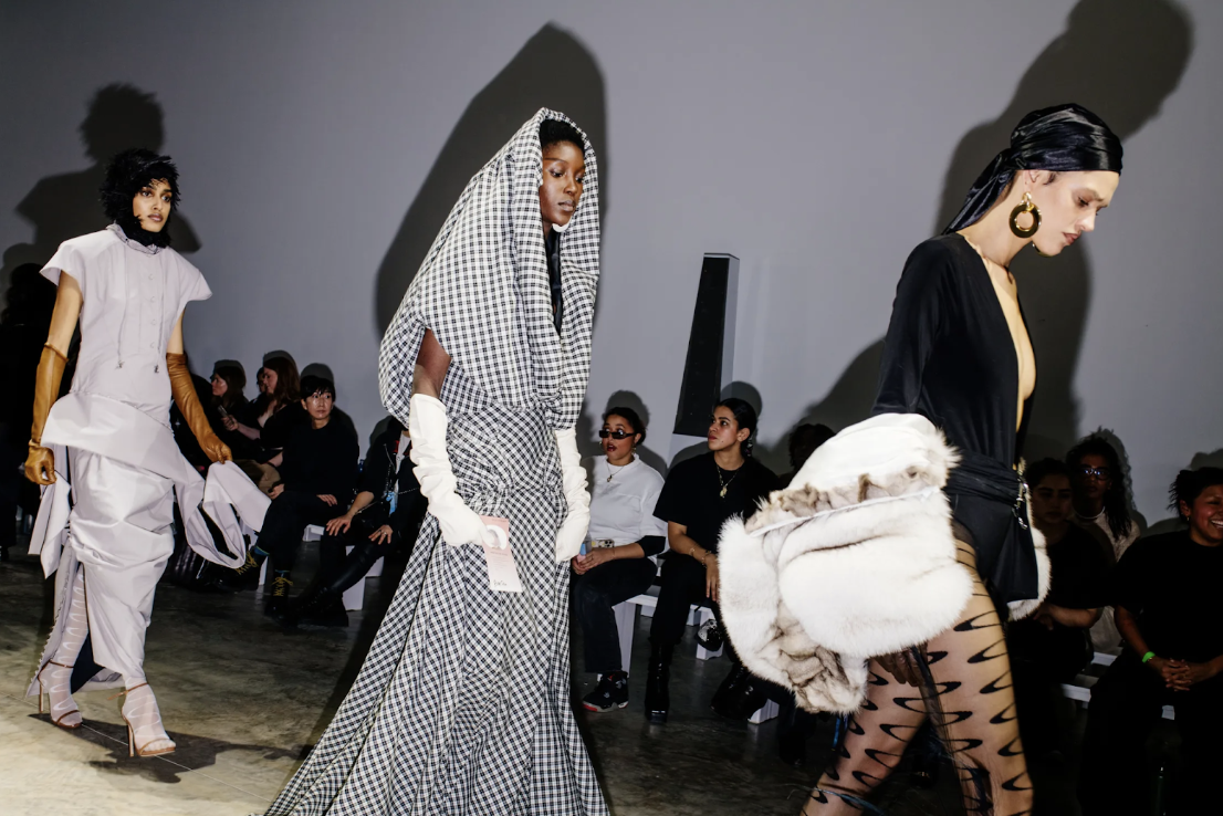 Photo by Hunter Abrams depicting Ralph Lauren Runway walk during New York Fashion Week
