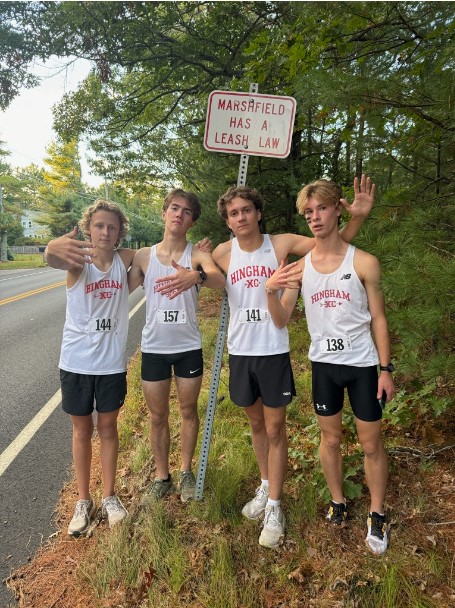 The cross country boys captains of HHS. Taken by Tucker Fortin.
