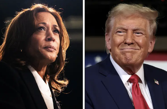 Vice President Kamala Harris and former President Donald Trump