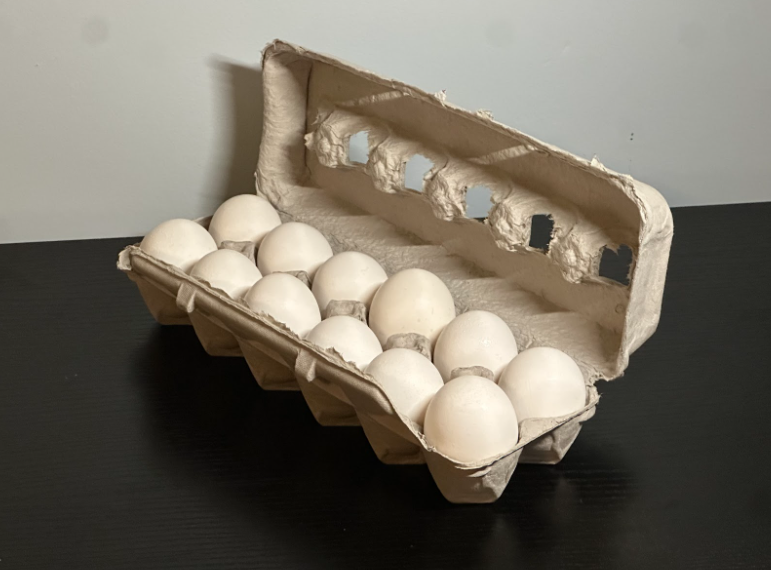 Cartons of eggs from the supermarket are now a hot commodity among consumers due to their recent scarcity.
