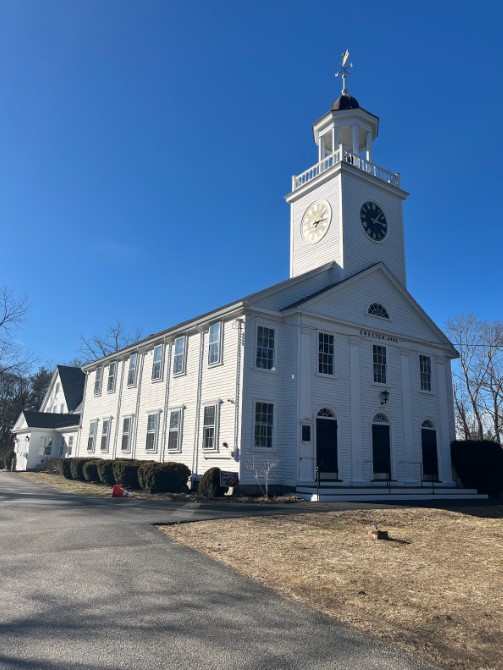 The Second Parish Church is where the Hingham Food Pantry is located.
