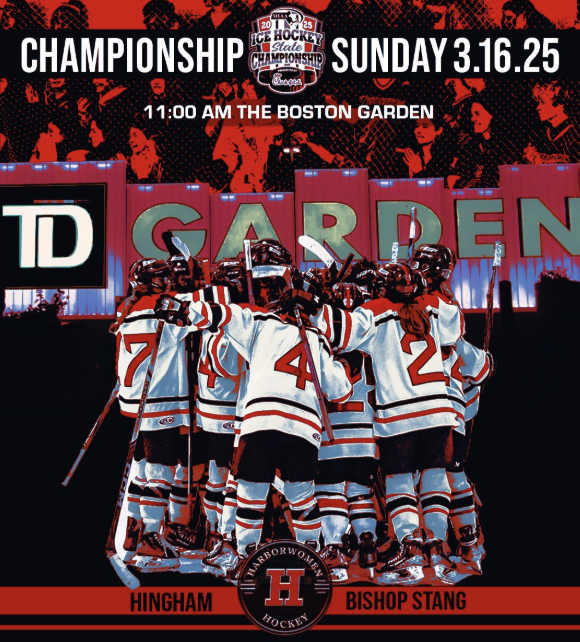 Edited poster of Harborwomen game that will take place Sunday, March 16th at 11:00am.