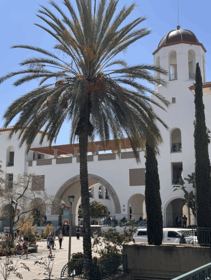 The University of San Diego’s beautiful campus on a sunny day. (Taken by Addie Phelan)
