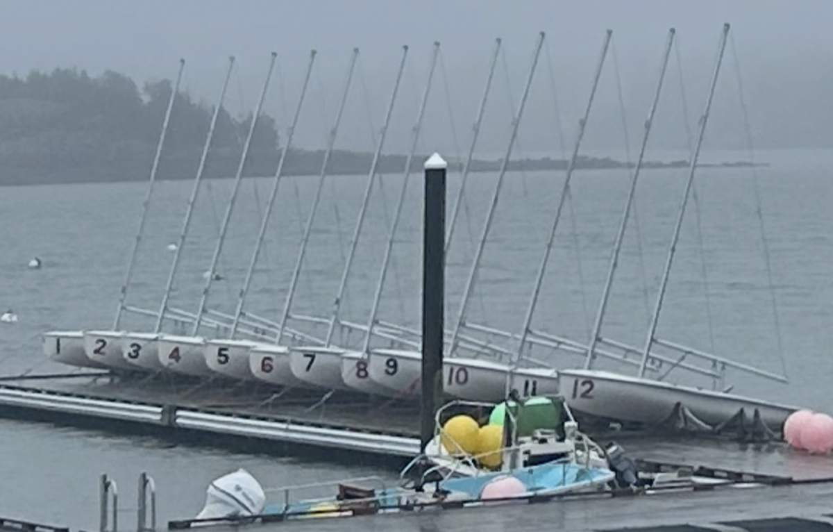  Every day for two hours after school, the HHS Sailing Team meets at the Hingham Yacht Club to rigorously practice fleet and team racing styles.