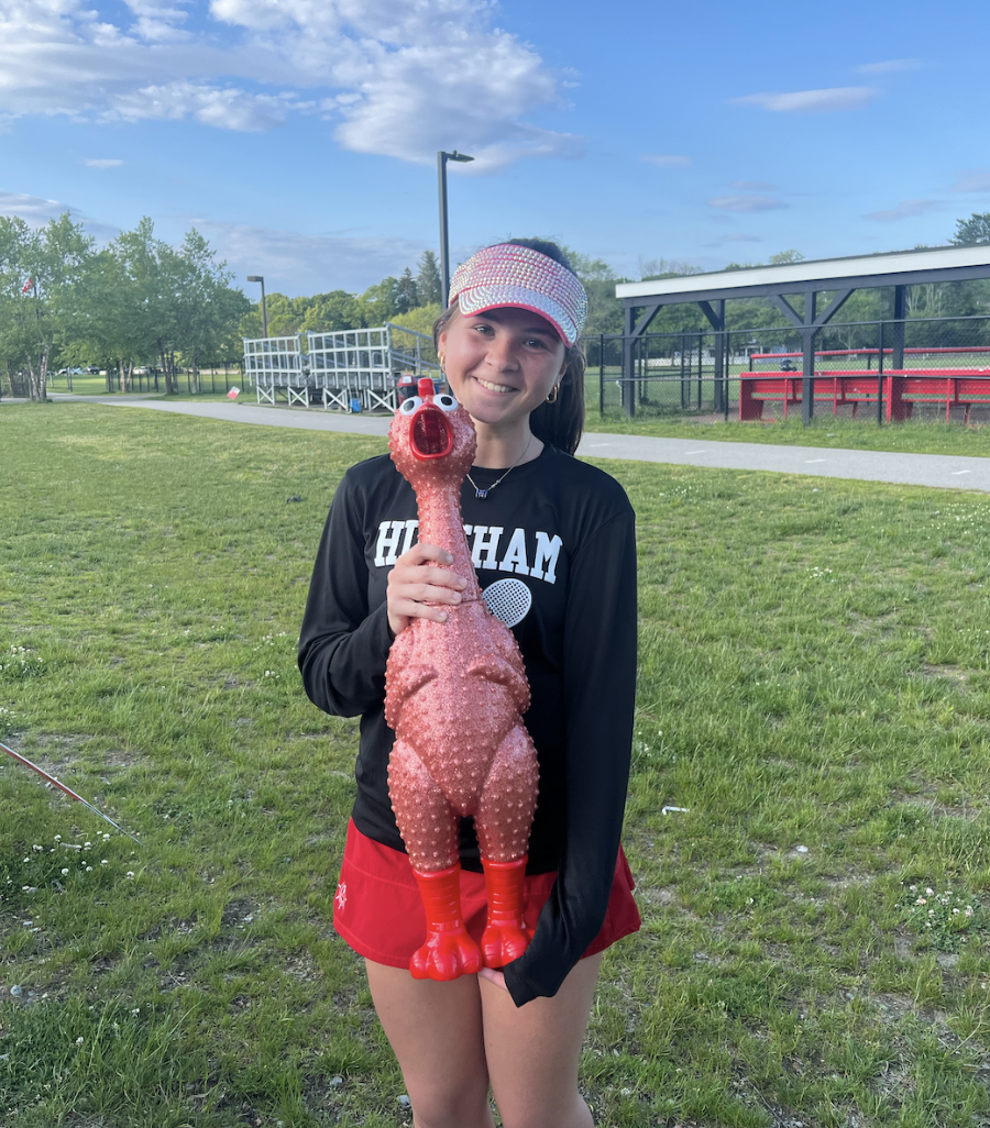 This week’s player of the match against Stoughton goes to junior Hannah Mello who played third singles. 