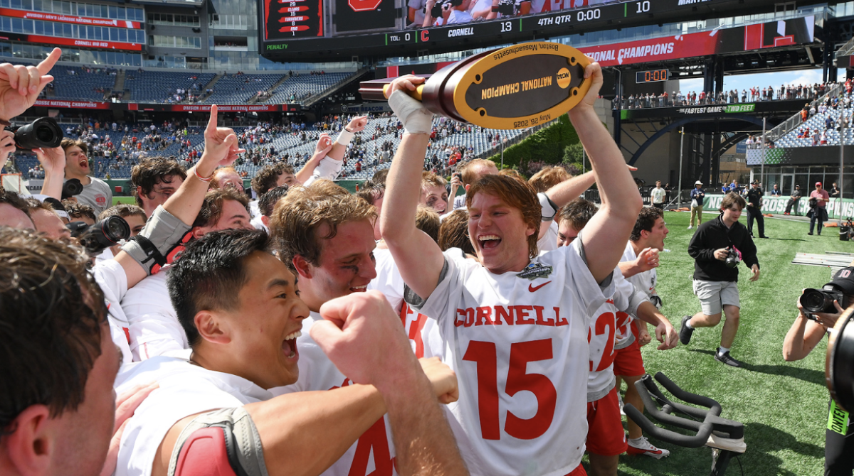 First overall pick CJ Kirst holds the National Championship Trophy during their victory last weekend.