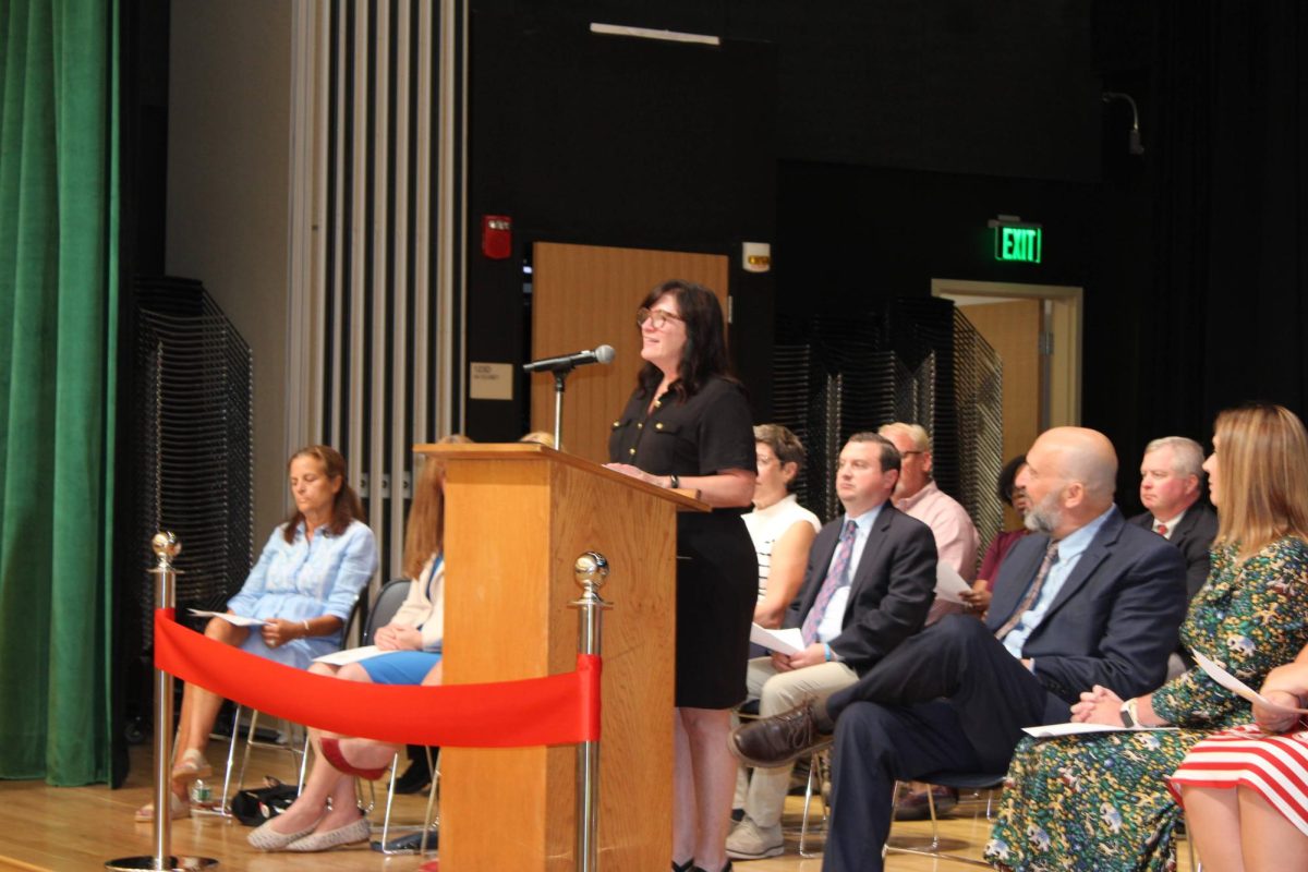 School Committee member Michelle Ayer thanked her colleagues on the building and school committees as well as the town for supporting this project.