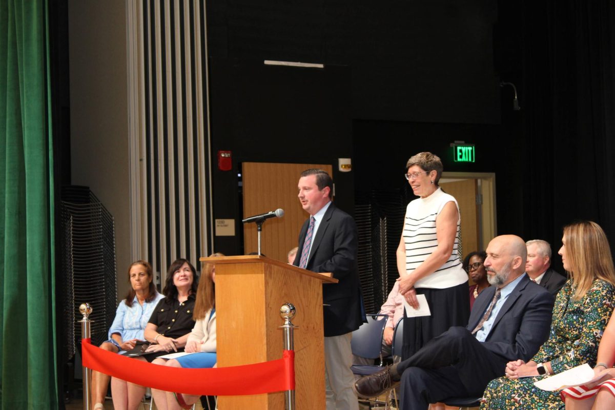 Senator Patrick O'Connor reminded the community that a school may be just four walls, but it is four walls that hold the future. 