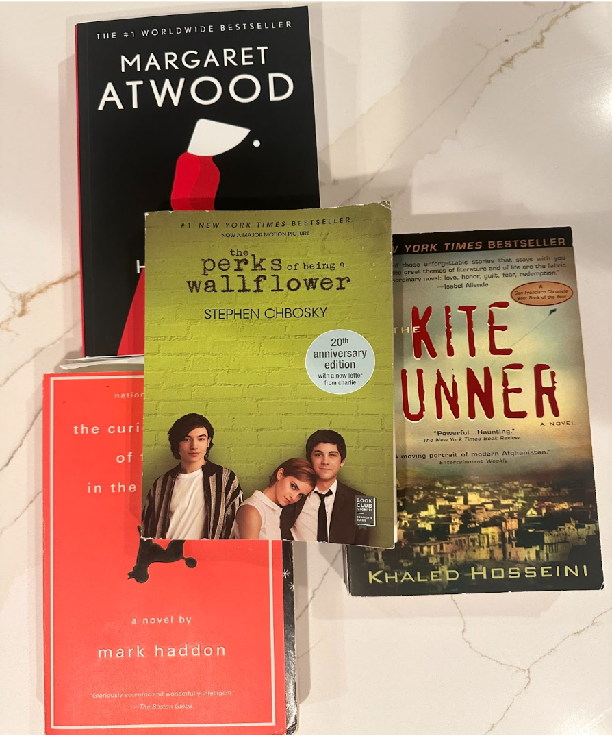 These four books are either banned in some schools, or have been challenged in others around the US.