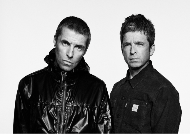 Liam (left) and Noel Gallagher (right) reunite for the “Live 25” tour.