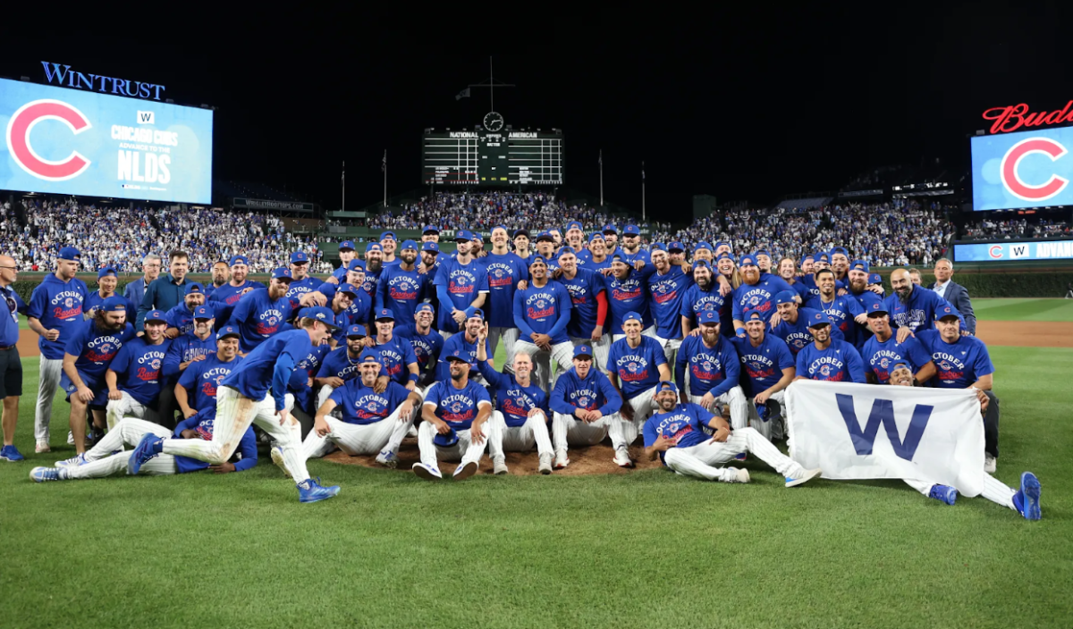 The Chicago Cubs celebrate their Wild Card win over the Padres and get ready for their divisional series matchup with their NL Central rival the Milwaukee Brewers.
