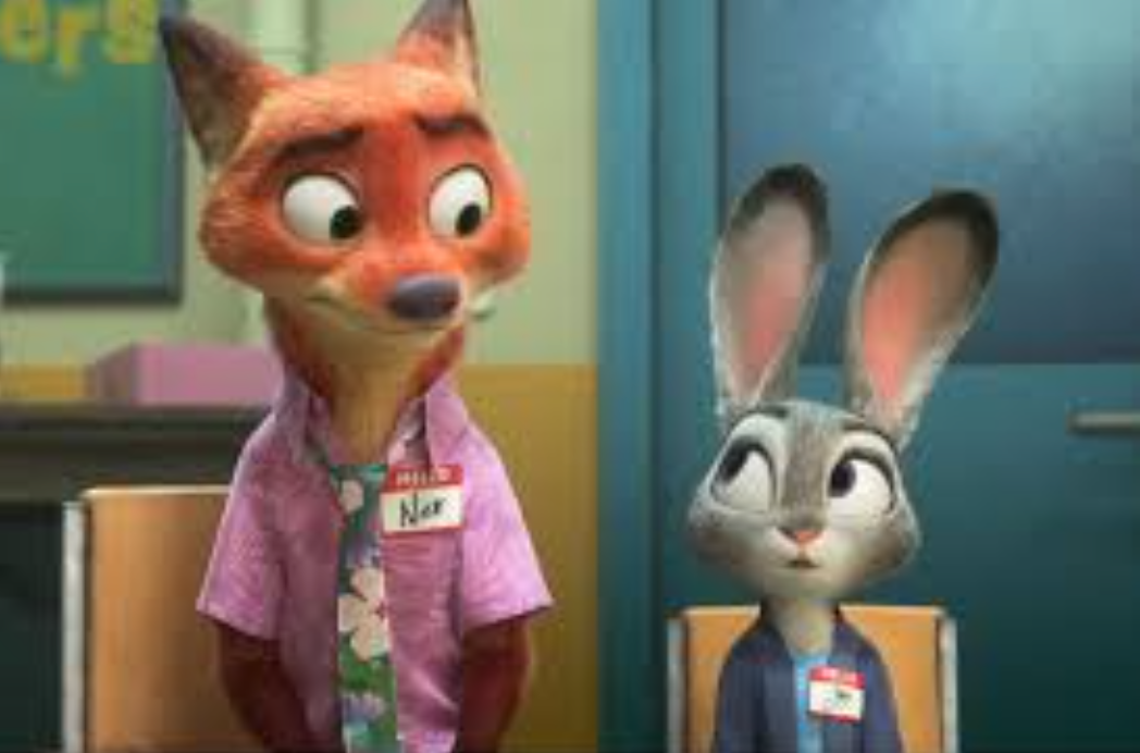 Judy Hopps and Nick Wilde attend “partnership therapy" in the new Pixar film, Zootopia 2.