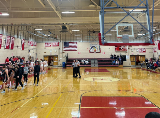 Tearing up the Competition in the Third Quarter, Hingham is up 37-18. 