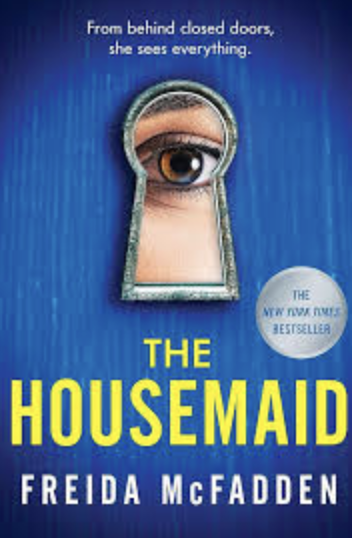 The cover of the book The Housemaid written by Freida McFadden.
