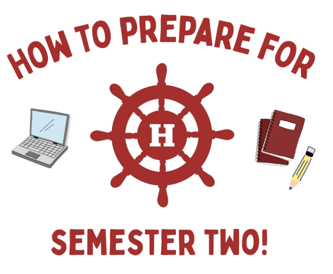 Students at HHS are beginning to prepare for the second semester.