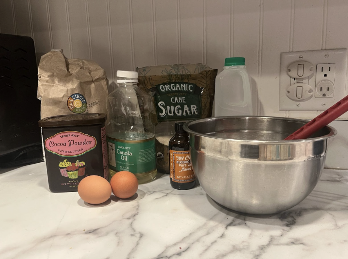 Mise en place is a French culinary term, translating to “everything in its place," and refers to when, before combining ingredients, people do tasks like turn on ovens, gather ingredients and measure them. It can make cooking or baking a much more organized activity.