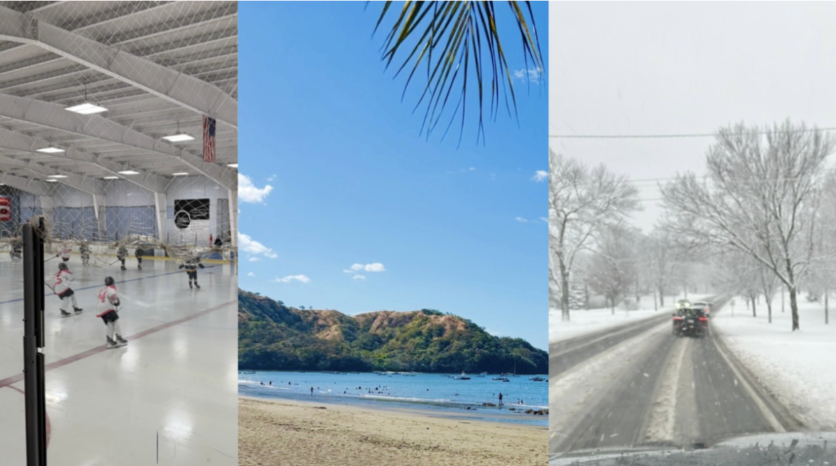 Winter sports, tropical vacations, and staying home in the snow were just some of the ways Hingham High School students spent their February vacation. 