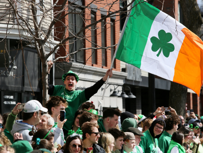 Bostonians celebrated along the sidelines of the annual South Boston St. Patrick's Day Parade.
https://www.patriotledger.com/story/lifestyle/things-to-do/2026/03/07/boston-st-patricks-day-parade-2026-time-route-rules/89015273007/