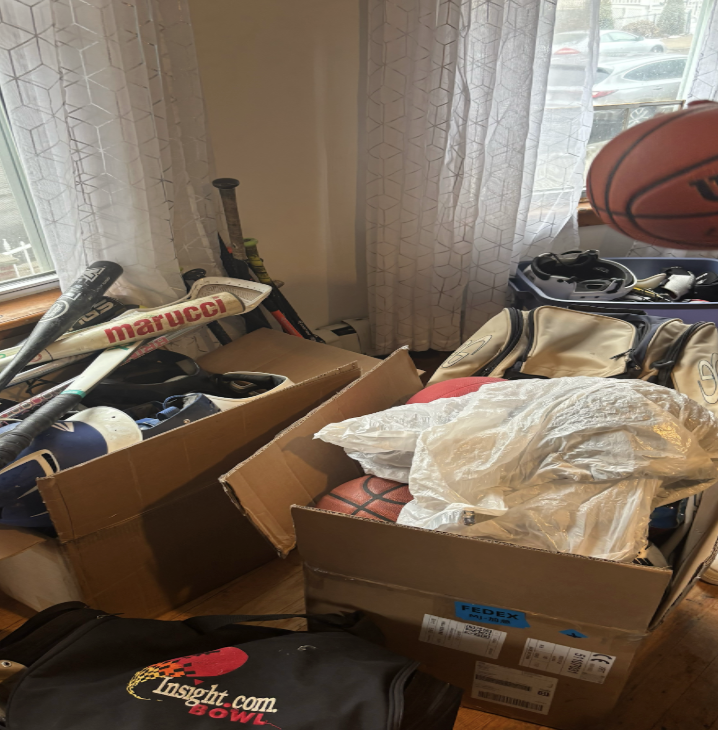 The Play it Forward club received generous donations from community members as a result of its first equipment drive.