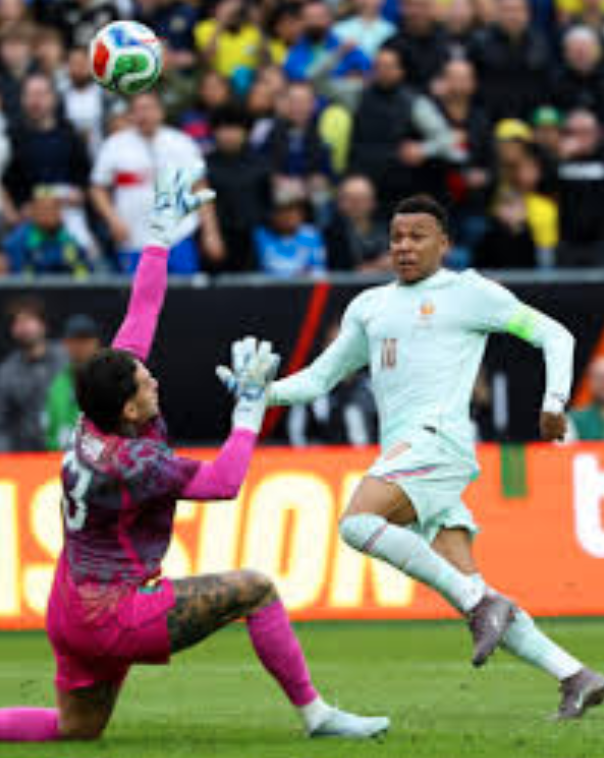 Kylian Mbappe showed solid skill with his chipped finish in France’s 2-1 victory against Brazil.