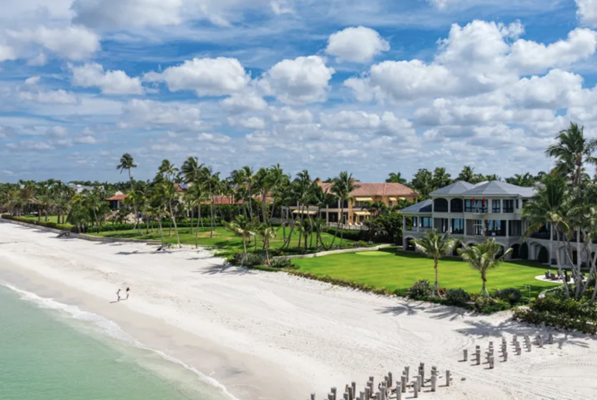 A beach in Naples, Florida is a popular destination for many HHS students. 