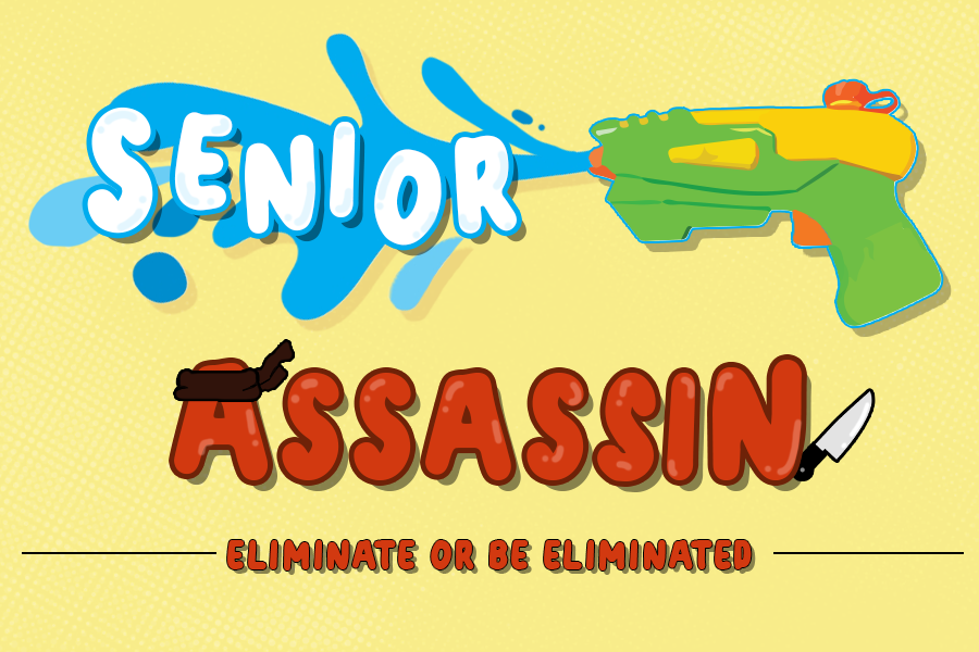 A Senior Assassin flyer used in schools across the country to encourage excitement and participation. 