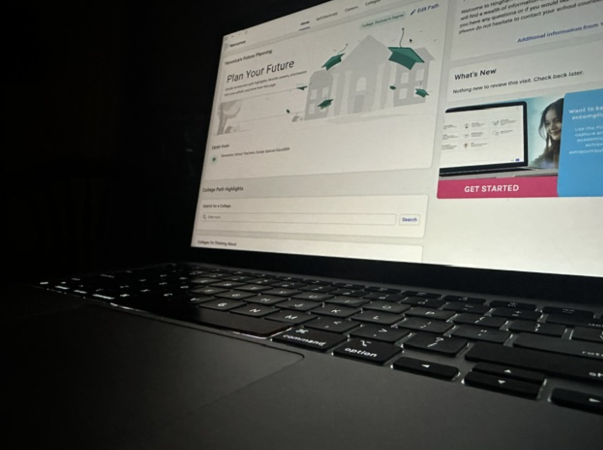 The home page of the Naviance platform shows students what's next in their college application journey.