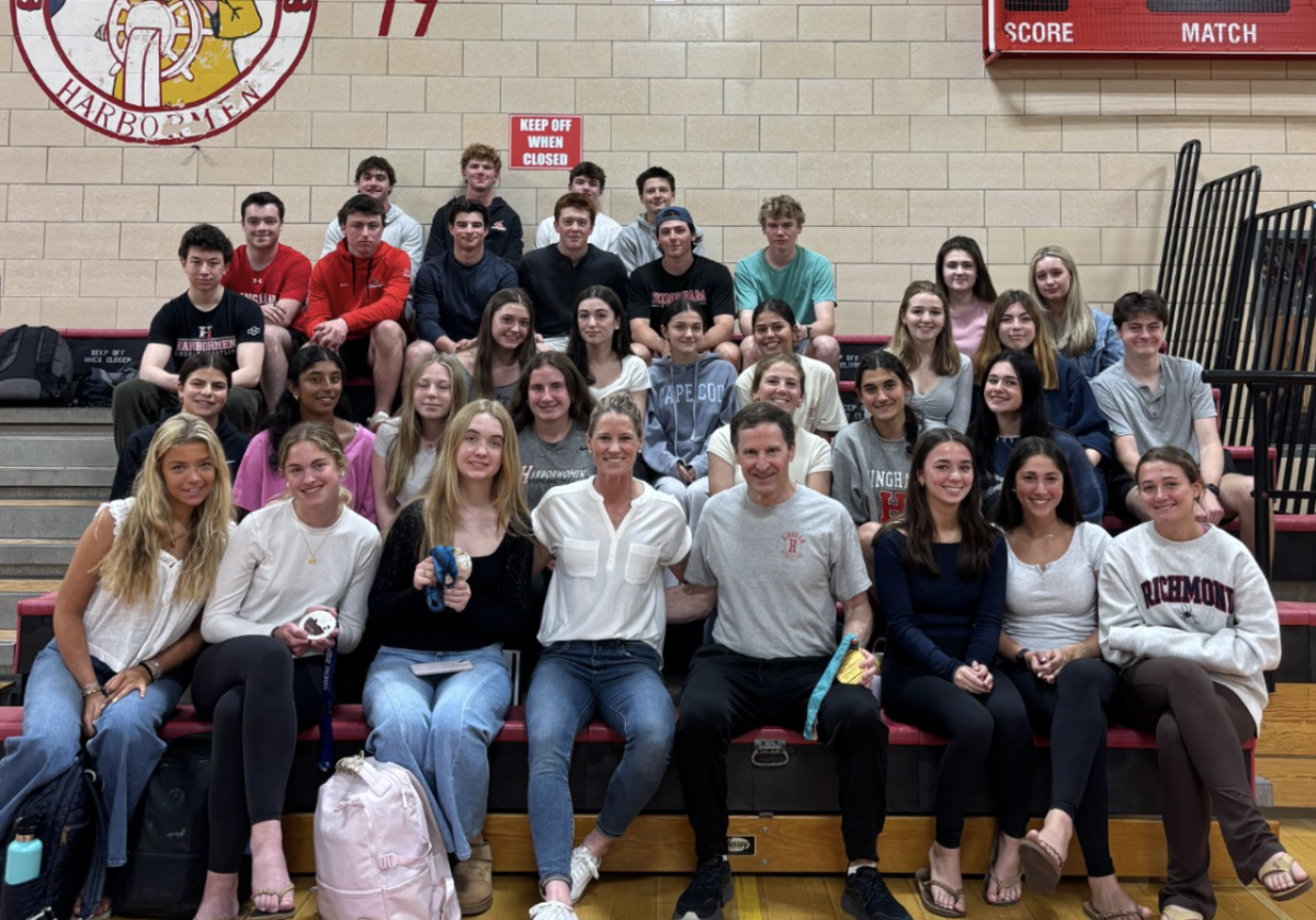 A group of student leaders attended a leadership workshop with women’s hockey Olympian Kacey Bellamy and Coach Pace. 