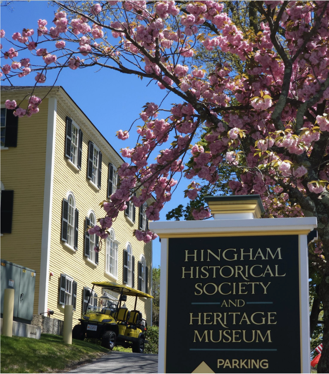The Hingham Historical Society rises brightly over town center, ready to accommodate young historians for a real-life take on learning.