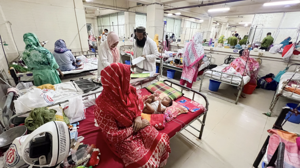 Bangladesh hospitals are full after the deadly measles outbreak (Ali Asif Shawon).